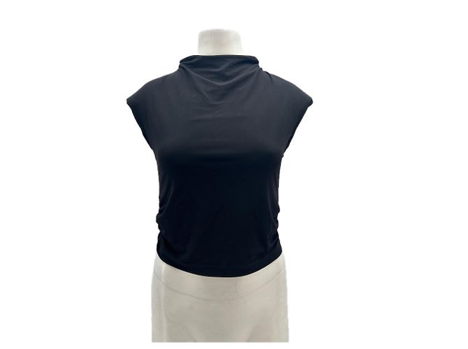 Gestuz Ärmelloses schwarzes Top