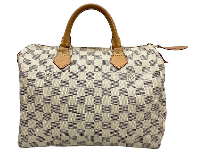 Bolsa Louis Vuitton Speedy 30 Preto Branco