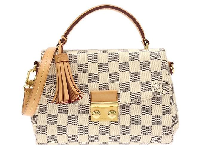 Borsa Louis Vuitton Damier Azur Croisette Blu
