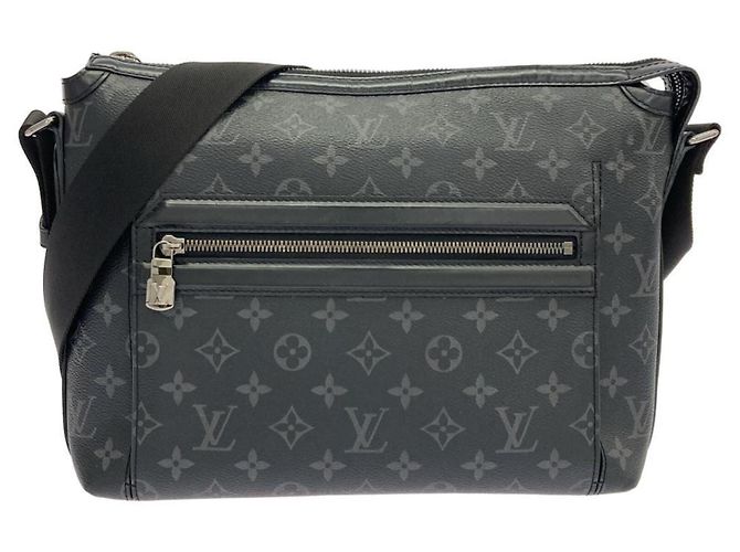 Borsa a tracolla Louis Vuitton Monogram Eclipse Odyssée Messenger PM M44223 Nero