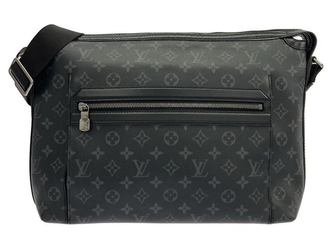 Louis Vuitton Monogram Eclipse Odyssée Messenger MM M44224 Shoulder Bag Black