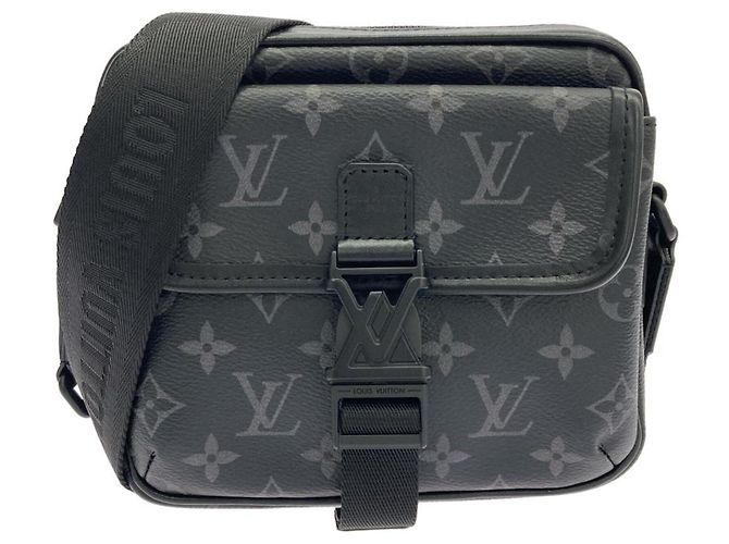 Sac Messenger Louis Vuitton Monogram Eclipse Getaway Noir