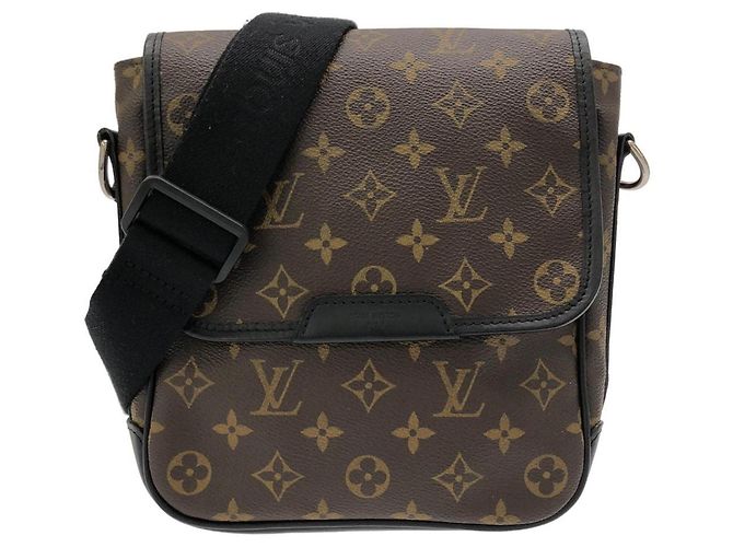Bolsa de Ombro Louis Vuitton Monogram Macassar Bass PM Marrom