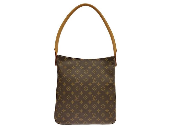 Bolsa de Ombro Louis Vuitton Monogram Looping GM Marrom