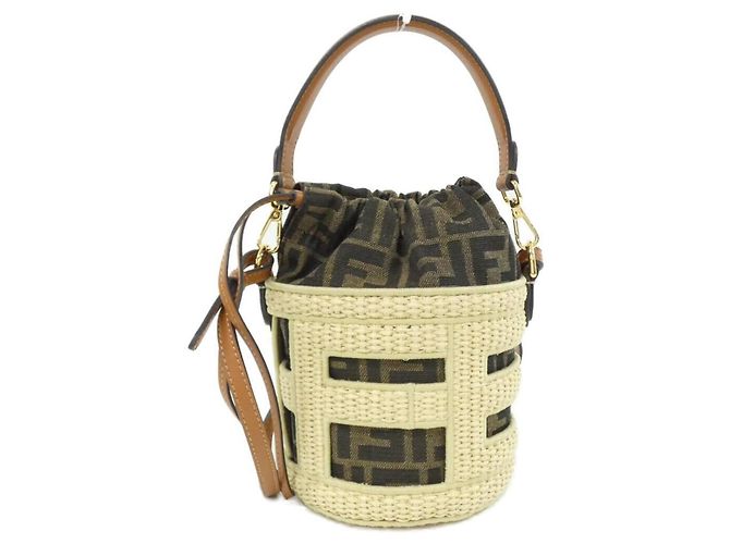 Piccola borsa a tracolla Fendi Step Out Marrone