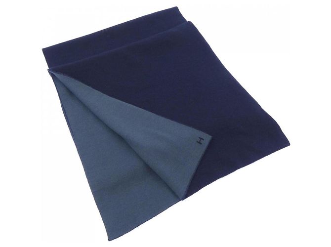 Sciarpa Hermès Alletour Blu navy 