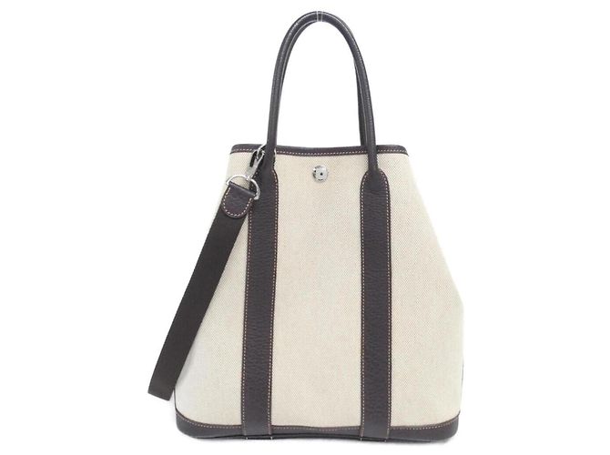 Hermès Bolsa Hermes Garden File PM Marrom