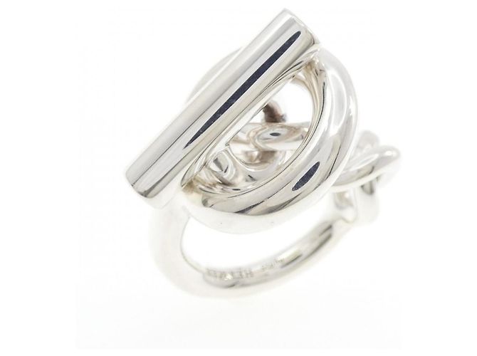 Ring Anel Croisette em Prata 925 Hermès