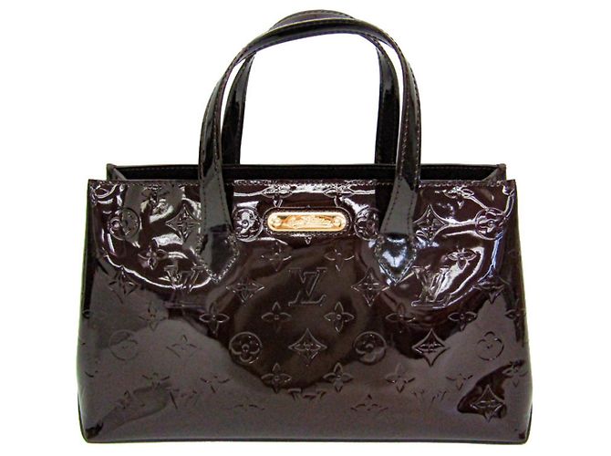 Bolso Louis Vuitton Monogram Vernis Wilshire PM Burdeos