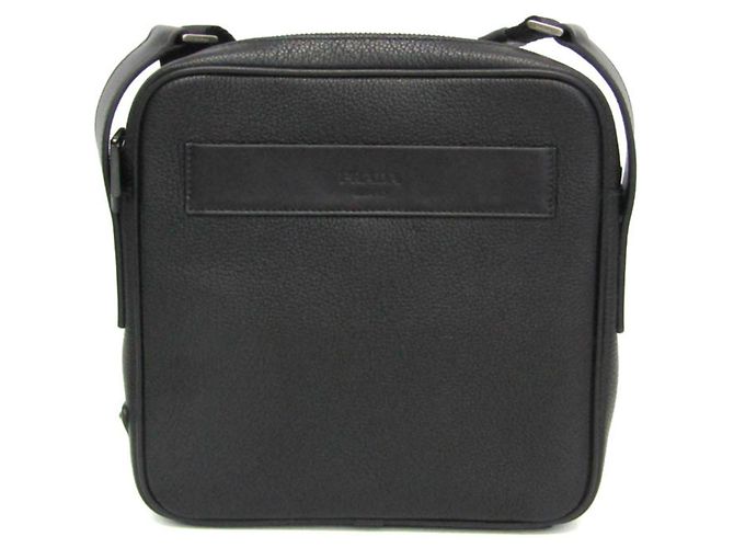 Borsa a tracolla in pelle Prada TORO 2VH012 Nero