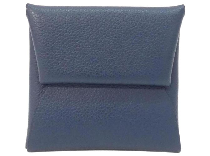 Hermès Hermes Bastia Verso Coin Case Blue