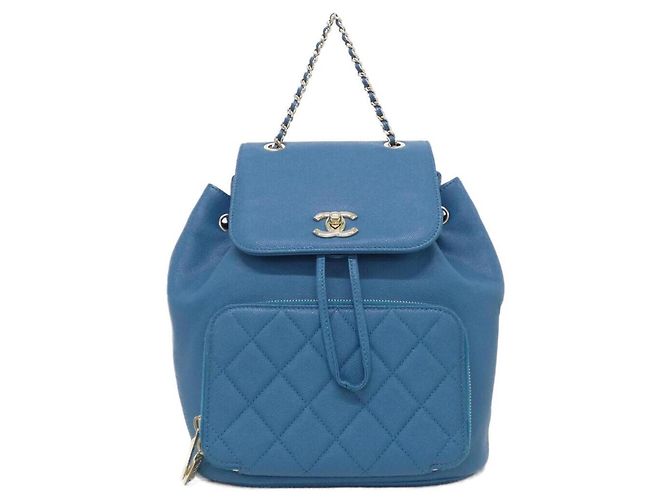 Chanel 93748 Backpack Blue