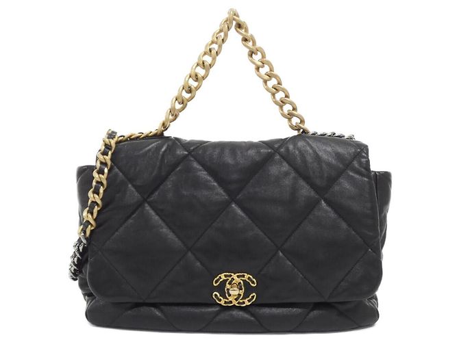 Borsa a Spalla Chanel 19 AS1162 Nero