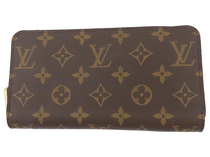 Louis Vuitton Brown Monogram Zippy Long Wallet