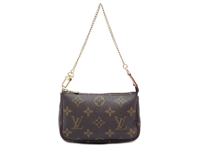 Louis Vuitton Braun Monogram Mini Pochette Accessoires