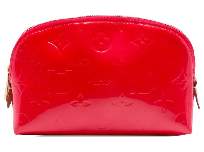 Louis Vuitton Red Monogram Vernis Kosmetiktasche Rot