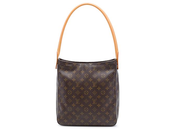 Louis Vuitton Marrón Monogram Looping GM Castaño