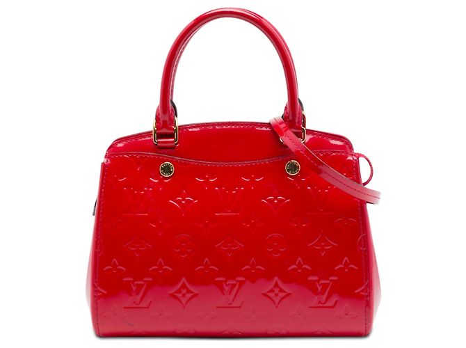 Louis Vuitton Red Monogram Vernis Brea PM Rouge