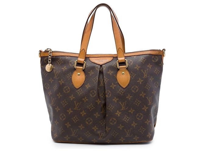 Louis Vuitton Marrón Monogram Palermo PM Castaño