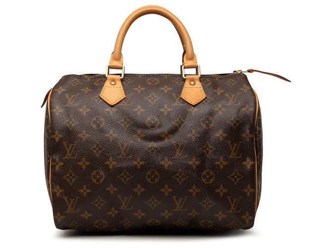 Louis Vuitton Marrom Monogram Speedy 30