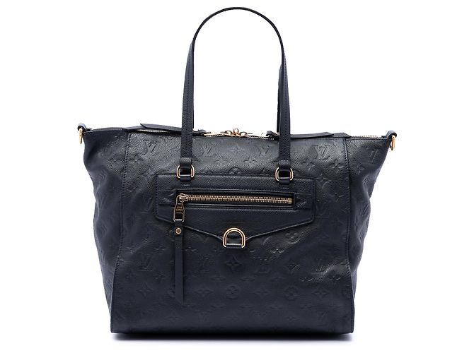 Louis Vuitton Blue Monogram Empreinte Lumineuse PM Blau Marineblau