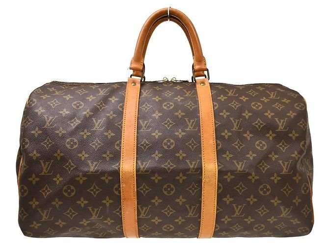 Louis Vuitton Keepall Canvas 50 Marrom