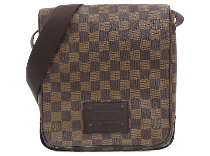 Borsa a Spalla Louis Vuitton Damier Brooklyn PM Damier ebene