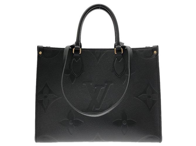 Sac à main Louis Vuitton Monogram Empreinte OnTheGo MM Noir