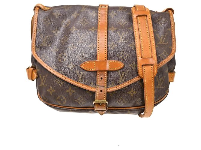 Louis Vuitton Saumur Canvas 30 Marron