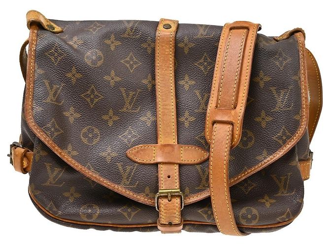 Louis Vuitton Saumur Canvas 30 Marrom