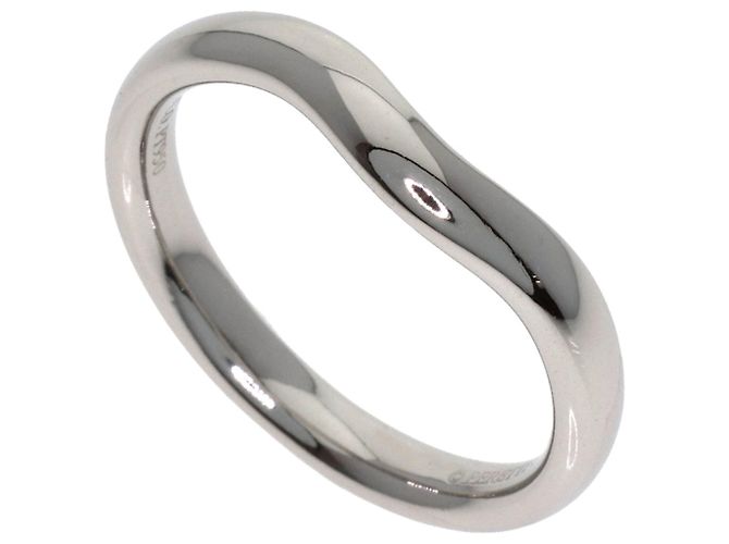 Tiffany & Co. Platin-Curved-Band-Ring