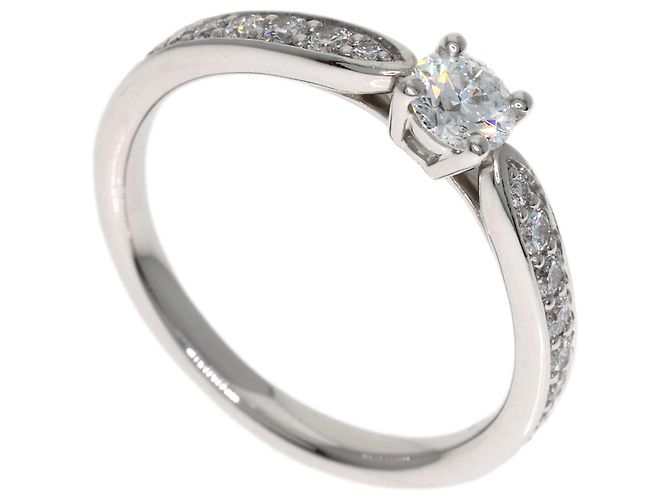 Anillo de compromiso Tiffany & Co. Harmony de diamante y platino PT950