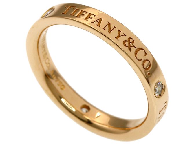 Anillo Tiffany & Co. Flat Band 3-Diamond