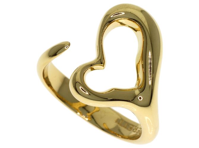 Elsa Peretti Anillo Tiffany & Co. Open Heart en oro amarillo de 18K