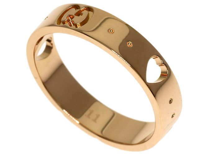 Anello Icon Amor di Gucci in oro rosa 18K