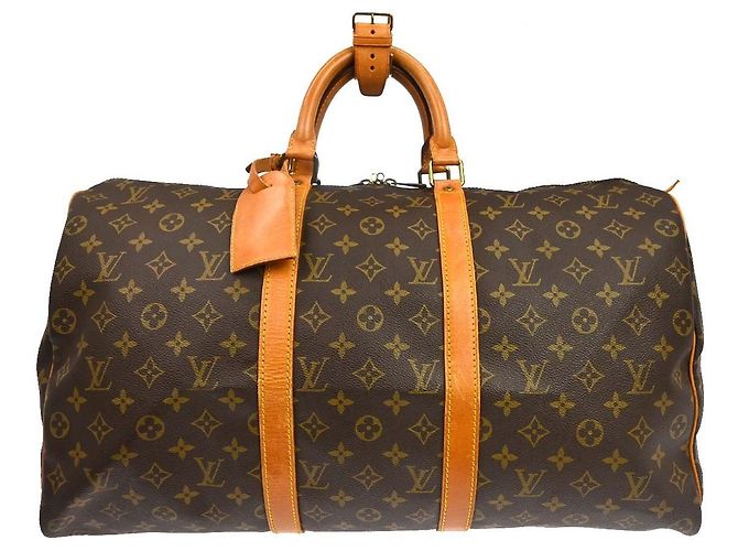 Louis Vuitton Keepall Canvas 50 Marron