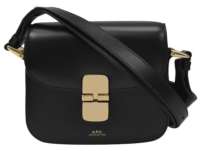 Apc Borsa Hobo Grace Mini - A.P.C. - Black - Pelle Nero