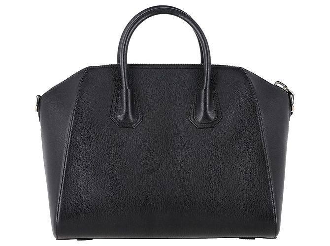 Bolsa Givenchy Antigona Medium em couro de cabra preto