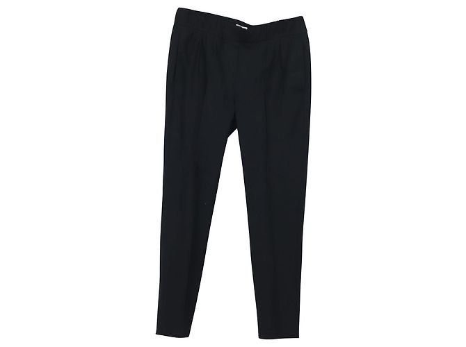 Brunello Cucinelli Hose aus Navy Blue Wolle Blau Marineblau
