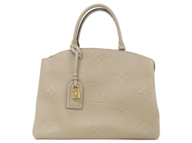 Bolsa Louis Vuitton Monogram Empreinte Bege Cinza
