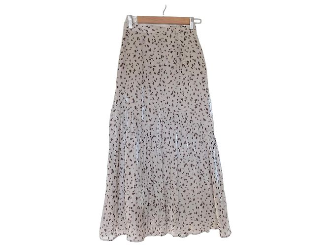 Autre Marque Saia justa estampada snidel Bege