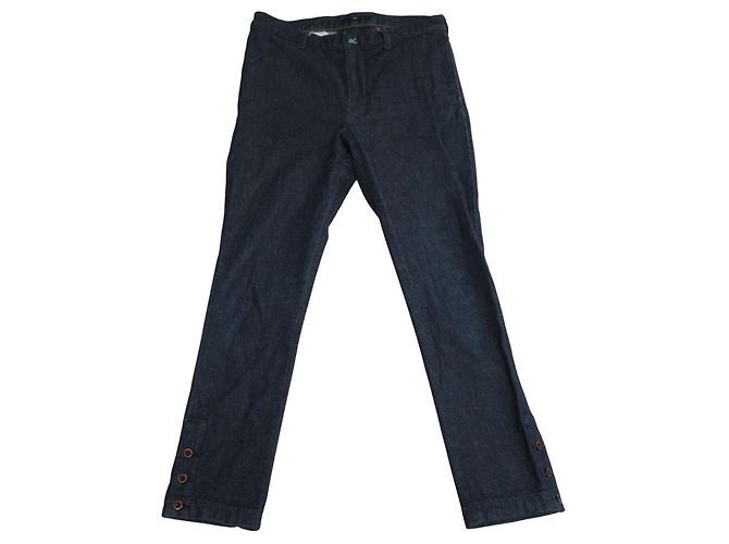Autre Marque Pantalones Jodhpurs de denim 45R Azul