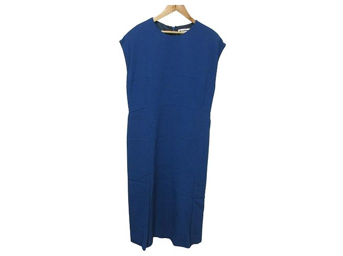 Jil Sander Kleid Blau