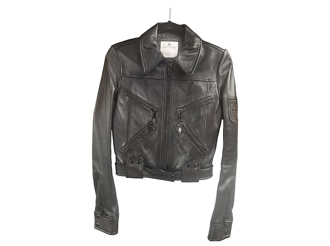 Courreges Courrèges Lederjacke schwarz