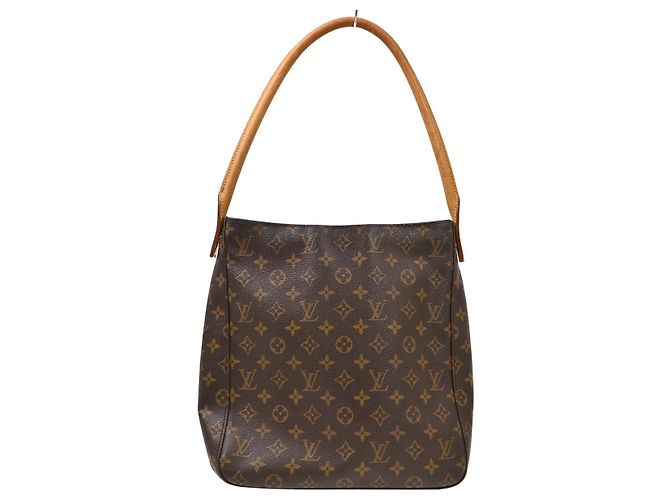 Louis Vuitton Monogram Looping Monogram Canvas GM Marrom