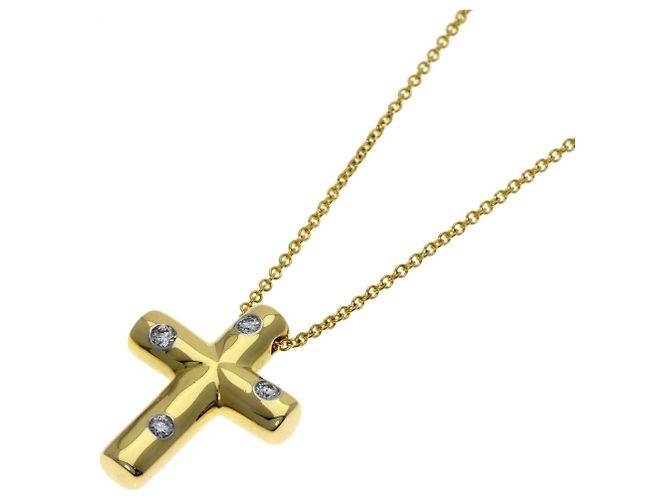 Collar Dots Cross de Diamante Tiffany & Co.