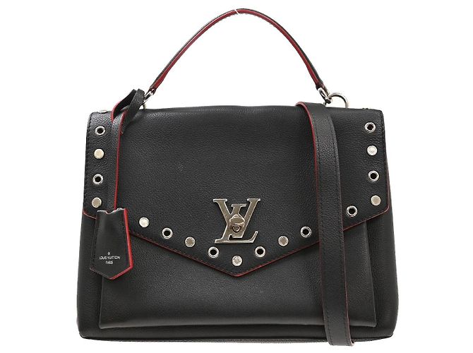 Louis Vuitton Mylockme Studded Leather BB Nero