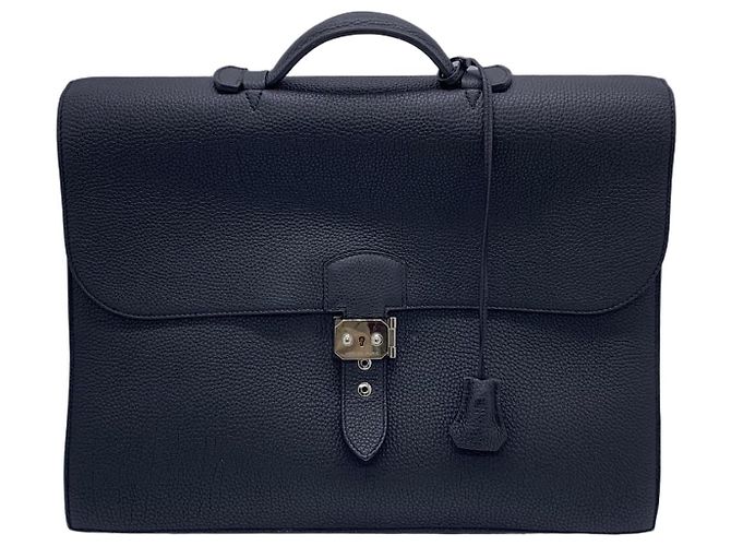 Pasta de documentos Hermès Preto