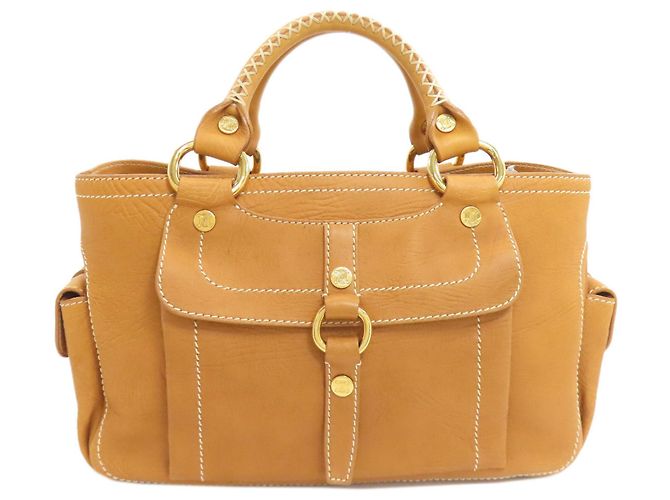 Céline Borsa Celine Boogie Bag in pelle Cammello