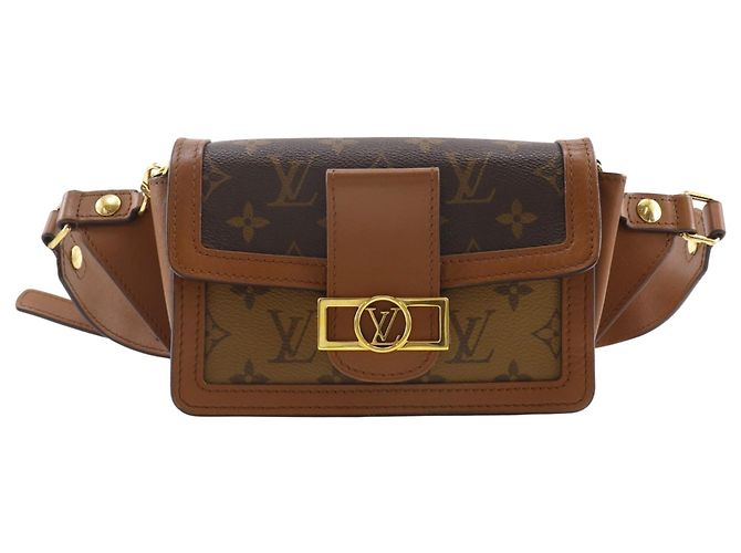Pochete Louis Vuitton Daufine Marrom Monograma
